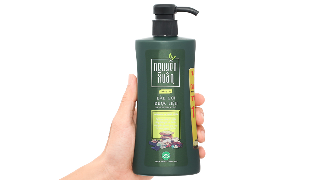 Dầu gội dược liệu Nguyên Xuân dưỡng tóc suôn mượt chai 400g - 8
